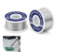 2PCS Estaño para Soldar Electrónica 0,8 mm 100 g, Solder Wire con Núcleo de Colofonia, Alambre de Estaño para Soldador, Soldering Wire para Reparación PCB, Cables, Componentes y Bricolaje