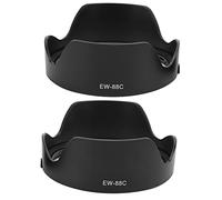 2PCS EW-88C Parasol de Lente, Reemplazo de Cubierta de Parasol de Lente de Cámara para EF 17-40 Mm, 17-35 Mm, 20-35 Mm, Plástico Duradero