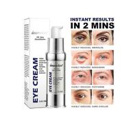 2pcs Eye Cream Instant Remove Dark Circles Eye Bags Anti-wrinkle Depuffing Firm Serum