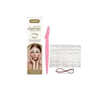 (2pcs)Eyebrow Stencil, 12 Eyebrow Shaper Kit, Reusable Eyebrow Template With Strap, 3 Minutes Makeup