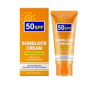 2PCS Facial Body Sunscreen SPF50 Whitening Sun Cream Broad Spectrum UV Protection Hydrating Anti-Aging Sunblock Skin Protective Cream