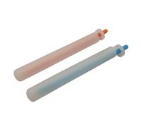 2pcs fácil de usar fabricante de paja de hielo de grado alimenticio silicona paja rica en moho leche y jugo tubo de hielo para hacer moldes