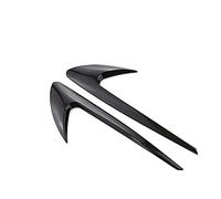 2pcs Fender Wind Vane Vane Begge Decor Sticker V8 BITURBO Emblema for Mercedes Benz AMG GT S ML SL Clase CLA GLA SLK SLS SLS CLS W220 (Color Name : Bright Black Cover)