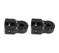 2pcs Flat Winch Backle Mount 16000 LB Carga con Aleación de Aluminio Lateral de Goma Universal para Pickup UTV SUV