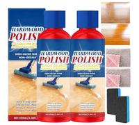 2Pcs Floor Cleaner Solution- 100ml Protective Brightening Remover,Wood Floor Cleaner And Stain Remover For Furniture,Fast-Drying Formula, For Kitchen Restaurant Office Hotel Furniture Hardwood Tile