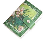 2pcs Floral Card Bag Multiple Cards Slots ID Bank Credit Covers for Women Large Capacity Holders(2)