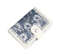 2pcs Floral Card Bag Multiple Cards Slots ID Bank Credit Covers for Women Large Capacity Holders(6)