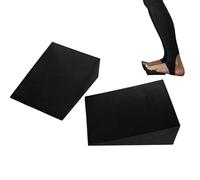 2pcs Foam Wedge Slant Board, EVA Foam Calf Stretch Slant Board for Lower Leg Strength Improve, Squat Wedge Incline Block for Yoga, Foot Rehabilitation, Stretching, and Physical Therapys