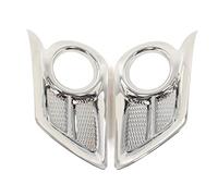 2PCS Front Fog Light Frame Sticker Trim Cover Bezel Replacement For Vigo 2012 High Grade ABS Exterior Decoration With Electroplating Stylish Design Weatherproof Scratch Glossy