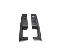 2PCS Front Rear Inner Door Handle Armrest Frame Switch Control Panel Trim 3TD867157 Compatible For Skoda Superb 2008-2013(Black front)
