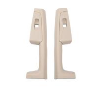 2PCS Front Rear Inner Door Handle Armrest Frame Switch Control Panel Trim 3TD867157 Compatible For Skoda Superb 2008-2013(Beige rear)