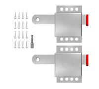 2pcs Garage Door Lock 1Set With Self-Tapping Screws Inside Deadlock Heavy Duty For Most Doors Para Puertas