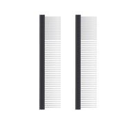 2pcs gatos pelo peine cuidado peine removedor de vello Deshedding para perros Masaje de piel cepillo de eliminación herramienta de eliminación de acero inoxidable mascota