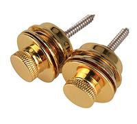 2pcs Generic sistema de bloqueo correa de guitarra partes de cabeza plana Pins para órgano