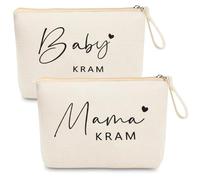 2PCS Geschenke für Mama,Mama Kosmetiktasche Bag,Kosmetiktasche Bag für Schwangerde Mama,Kosmetiktasche für Mama,Bag für Schwangerde Mama Mutter Beutel Geschenkidee für das erste Mal Mutter Beutel,