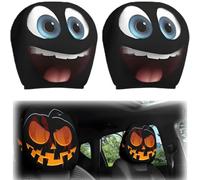 2PCS Ghost Face Headrest Covers, 2026 New Ghost Face Headrest Covers，A13
