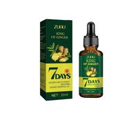 (2pcs)Ginger Hair Growth Germinal Oil, Regrow 7 Days Ginger Germinal Serum for Nourishing Hair Roots