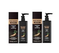 2PCS Ginseng Hair Growth Shampoo Cleansing Scalp Hair Follicles Anti Dandruff Oil Control Strengthen Hair Roots Moisturizing Shampoo