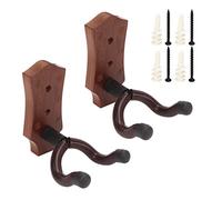 2pcs Guitar Wall Hanger, Soporte de Montaje en Pared de Guitarra Multipropósito para el Banjo de Guitarra de Mandolín Ukelele