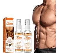 2PCS Gynecomastia Chest Tightening Spray,Spray de reducción de grasa de pecho orgánico para hombres,spray de reducción de celulitis reafirmante instantáneo,Aerosol Anti Celulitis,Espray Adelgazante