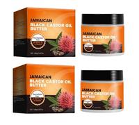 2PCS Hair Repairs Hair Mask Jamaican Black Castor Oil ButterTreatment Hairs Conditioner Hair Essential Oil Nourishing for Dry Damaged