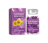 2PCS Hair Vitamin Capsule Keratin Oil Fast Restore Soft Smooth Shiny Hair Care Nourish Repair Hair (B)