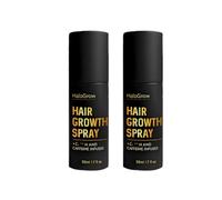 (2pcs)HaloGrow Hair Growth Spray with Biotin & Caffeine - Fast-Acting Hair Regrowth Treatment for Thinning Hair in Men & Women