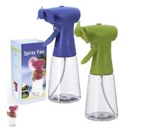 2PCS Handheld Misting Fan with Water Spray - Portable Battery Operated Cooling Fan with Water Bottle, Personal Mini Mister for Outdoor Travel, Beach, Camping, BBQ, Sports Events, Office (Green+blue)