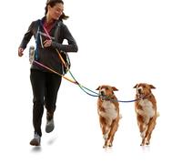 2Pcs Hands Free Hundeleine für Kleine &mittlere 240cm Seil Crossbody Hundeleine reflektierend für Joggen und Laufen,Manos Libres Correa para Perro, Correa Manos Libres para Perros Engrosada