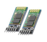 2pcs HC-Type 05 Wireless Bluetooth RF Transceiver Master Slave Integrado Módulo Bluetooth Integrado 6-Pin Puerto Serie Inalámbrico Comunicación BT Modul.