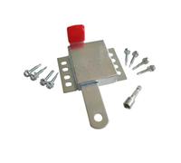 2pcs Heavy Duty Inside Deadlock, Galvanized Steel Garage Door Slide Lock for Most Doors, Locking Sliding Latch for Manual Open Para Puertas