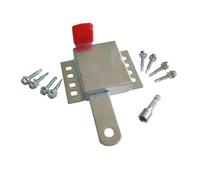2pcs Heavy Duty Inside Deadlock, Galvanized Steel Garage Door Slide Lock for Most Doors, Locking Sliding Latch for Manual Open Para Puertas