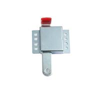 2pcs Heavy Duty Steel Garage Door Latch Galvanized Anti Rust Security Lock For Home Building Hardware Para Puertas