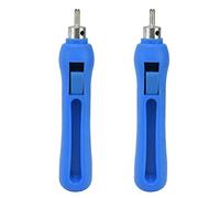 2pcs Herramienta de riego de riego Herramienta de plástico Bolsas de goteo de acero inoxidable Punchers No hay residuos fáciles de usar para tuberías de educación física