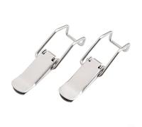 2PCS Hierro Cerrojo de bloqueo de resorte Seguridad confiable para gabinetes, máquinas expendedoras y más (115B)