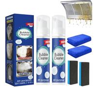 2Pcs Highly Effective Oil Breakdown Foaming Spray,Rinse-Free Kitchen Deep Cleaning Spray,Multipurpose Bubble Cleaner Foam Spray