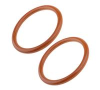 2pcs Home Handmade Round Wooden Purse Handle Handcraft Supplies Handbag Accessories Light Coffee