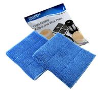 2pcs HQRP Lavable Microfibra Azul Mopa Vapor Almohadillas para Haan a RMF2X