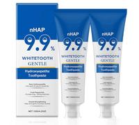 2PCS Hydroxyapatite Toothpaste, Pasta Dental Hidroxiapatita