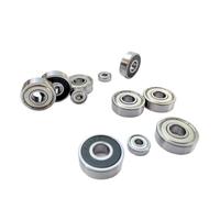 2PCS Inch non-standard bearings R166ZZ R166ZZW5 size 4.762 * 9.525 * 4.95