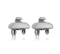 2PCS Interior parasol Gancho Clip Soporte Retenedor, Car Sunscreen Titular Gancho Maquillaje Espejo Fijación Soporte de repuesto para A1 A3 A4 A5 Q3 Q5 S3 S4 S5 TT (gris)