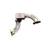 2Pcs J204 Copper Graphite Brushes with Spring - 6x11x15mm for DC Motors in Power Tools