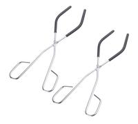 2pcs Laborbecherzung Metal Tongs Cup Clip Alicates Slip para Laboratorio y Experimento Químico