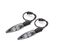 2pcs LED Moto Intermitentes Cromo Bullet Luces Delanteras Traseras Intermitente Indicador 12V Para BMW HP4 S1000R S1000RR S1000XR R1200GS R1200R R1200RS