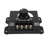 2pcs LED regulador interruptor DC 12V-24V 30A brillo controlador para tiras de luz monocromática 5050 3528 con función de memoria
