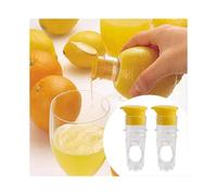 (2Pcs)Lemon Mini Squeezer, Screw Top Lemon Juicer, Lemon Squeezer Manual Plastic, Lime Juicer, Squeeze Lime for Cocktails, Drinks