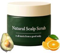 2Pcs Lissima Natural Scalp Scrub,Deep Cleansing & Nourishing Exfoliating,Moisturizing and Comfortable,Relieve Itchy Scalp & Dandruff, Gentle Formula, for All Hair Types