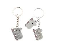 2Pcs Llaveros Koala, Lindos Llaveros De Animales, Llaveros De Animales Australianos, Llaveros para Niños, Amuletos De Bolso para Niñas, Llaveros Coles De Animales