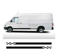 2Pcs/Lot Car Both Sides Stickers Custom Camper Van Conversion Stripes Graphics Vinyl Decals, For VW LT35 Accessories