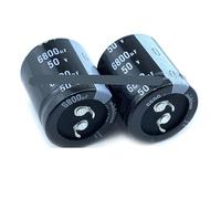 2Pcs/Lot NCC 6800uF 50V 50V6800uF 22X50 25X40/45/50 30x30/35/40 35x30 Snap-in PSU Amplifier Capacitor BIANMTSW(50V6800uF 30x40 2Pcs)